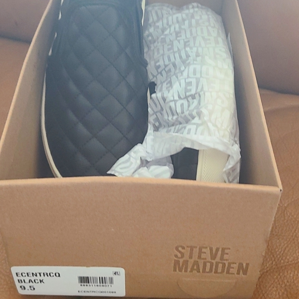 Steve madden women loafers size 9.5, black